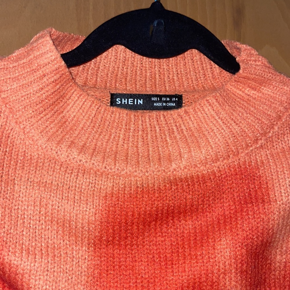 Orange Patterned Sweater - Picture 5 of 5